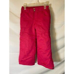 FALLS CREEK GIRLS SNOWSUIT PANTS PINK SIZE 4/5 WARM SKI